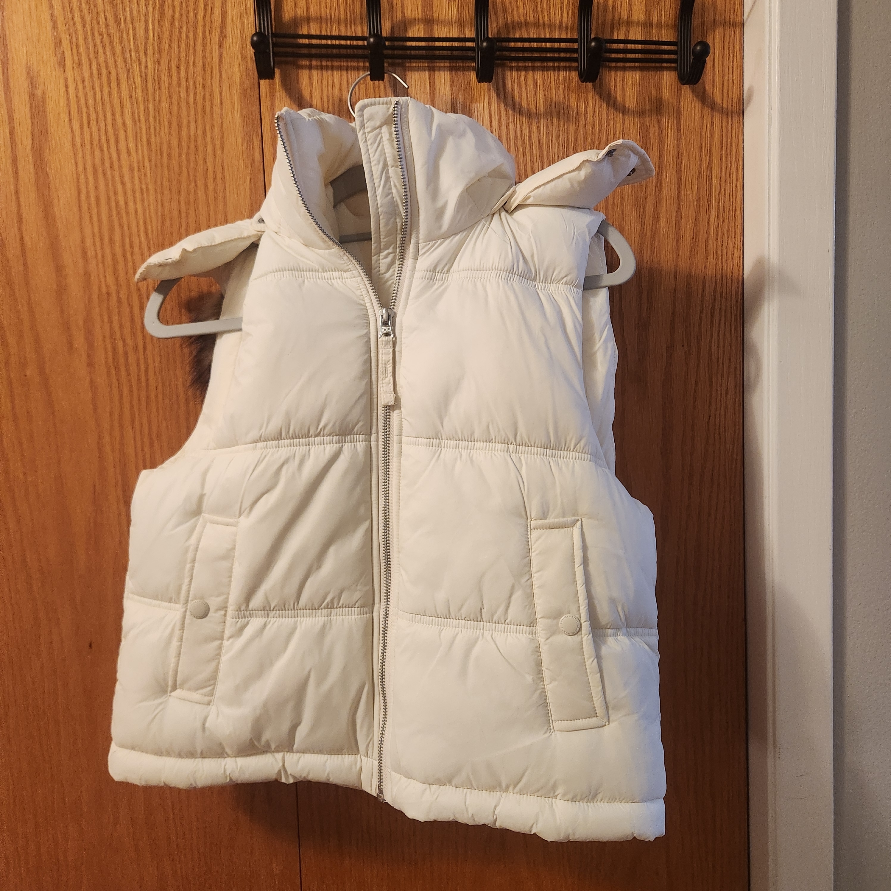 White Puffer Vest